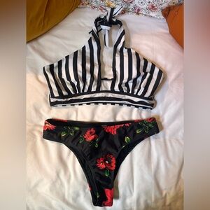 SHEIN Two Piece Bathing Suit SZ Large